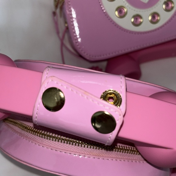 Lot of 2 Retro Style Crossbody Purse Bag Working Telephone Convertible Satchel - Picture 8 of 11